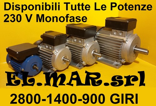 Motore elettrico monofase - monofase, b3